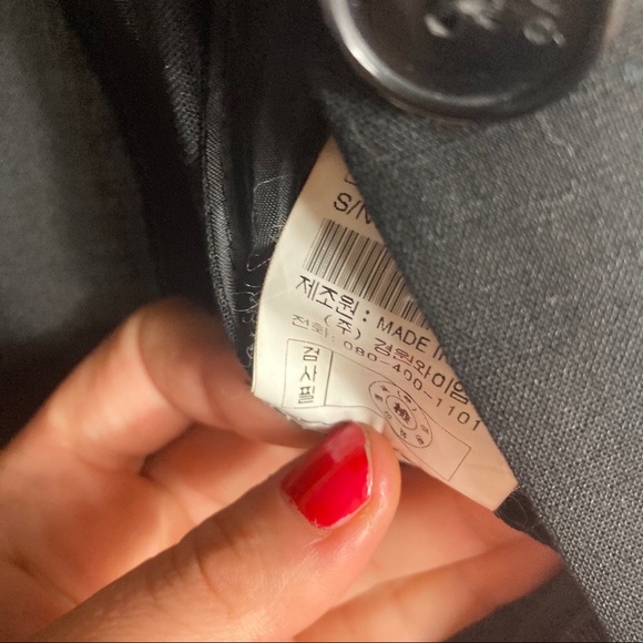 Reuve Black short Sleeve Button Front Black Blazer - Picture 6 of 11